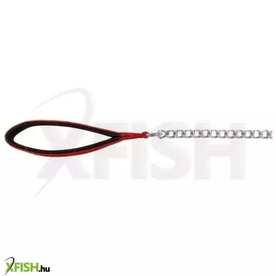 Trixie láncos póráz nylon fogóval 1,1m/2mm piros