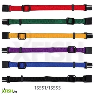 Trixie nyakörv kölyöknek S-M 17-25cm/10mm 6db barna,bézs,szürke,pink,narancs,kék