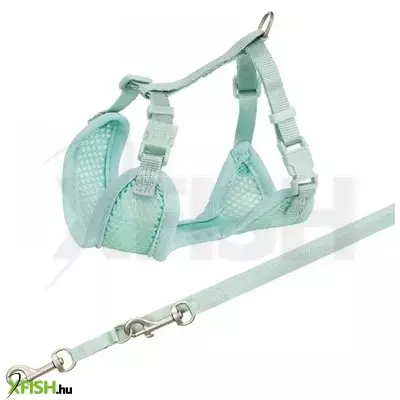 Trixie junior puppy soft szett hám+póráz 26-34 cm/10mm 2m menta