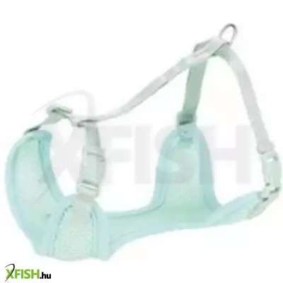 Trixie hám soft pórázzal junior & puppy, M-L 36-50 cm/10 mm, 2,00 m, menta