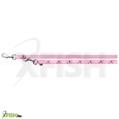 Trixie Rose Heart Hosszabbítható Póráz Kutyák Részére M-L 200cmx20mm Rose