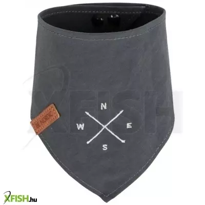 Trixie nyakörvkendő BE nordic, S 30 cm, sötétszürke iránytű mintás