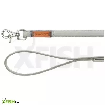 Trixie BE nordic bőr póráz XS-S 1,20 m/15 mm, világosszürke