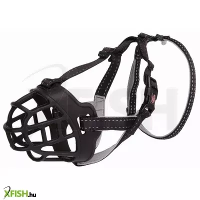 Trixie szájkosár szilikon, L fekete