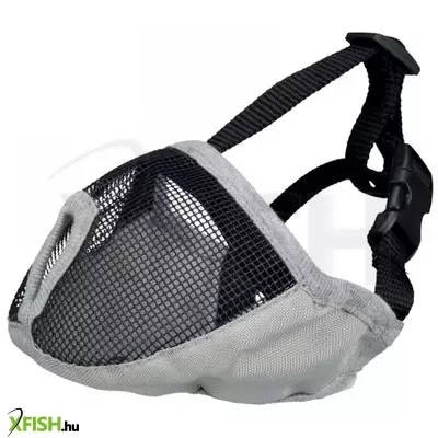 Trixie szájkosár rövid orrú kutyáknak M (pánt 40cm), szürke