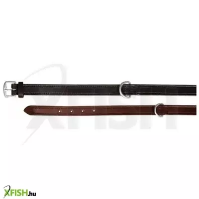Trixie nyakörv active bőr L 47-54cm/25mm fekete