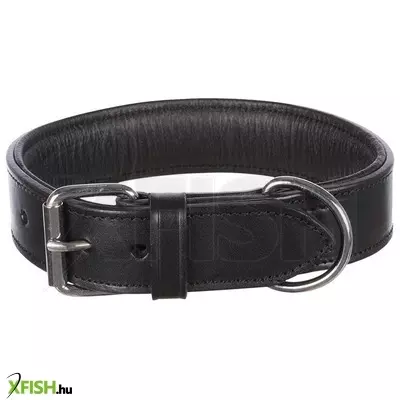 Trixie nyakörv active bőr M 38-45cm/40mm fekete