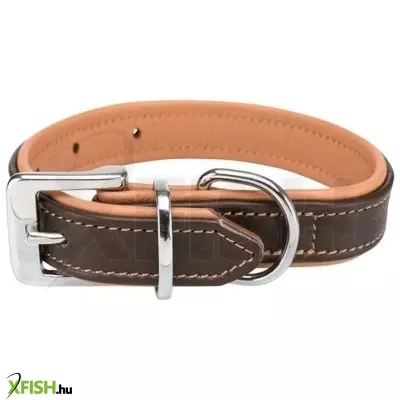 Trixie nyakörv active comfort M 39-46cm/25mm világos barna/barna