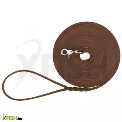 Trixie rustic póráz bőr nyomkövető 10m/8mm barna