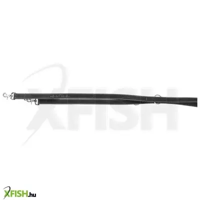 Trixie póráz, hosszabítható bőr szív mintával, L-XL 2,00 m/25 mm, fekete