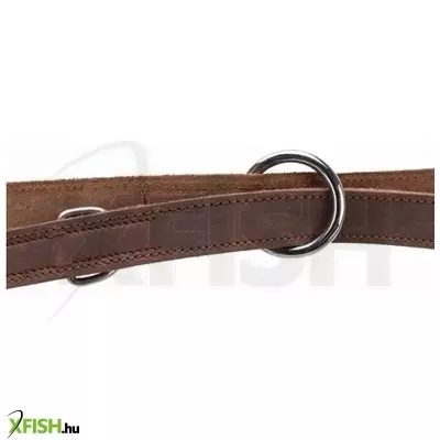 Trixie rustic póráz bőr széles XS-S 2m/12mm sötétbarna
