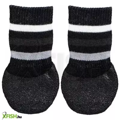 Trixie kutyazokni csúszásmentes XS-S 2db/csomag fekete