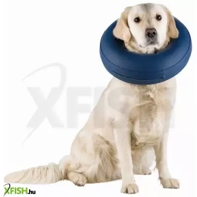 Trixie védőgallér felfújható M-L kék