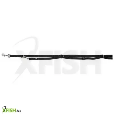 Trixie prémium hosszabbítható póráz M-L 3,00 m/20mm fekete