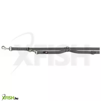 Trixie prémium hosszabbítható póráz M-L 3,00 m/20mm grafit