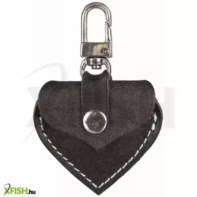 Trixie címtartó bőr szív 5,5x5cm fekete