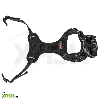 Trixie Kutya Hám Premium Flexmesh S-M 48-69 cm / 20 mm Fekete