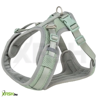Trixie Kutya Hám Premium Flexmesh S-M 48-69 cm / 20 mm Zsályazöld
