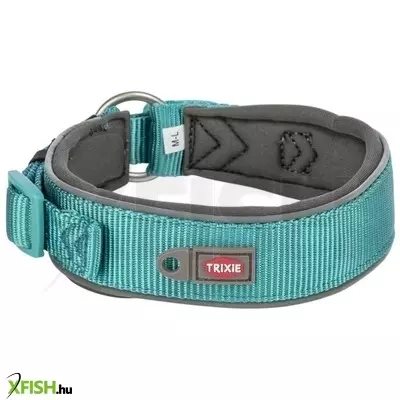 Trixie nyakörv premium extra széles XS-S 27-35cm/25mm aqua/grafit