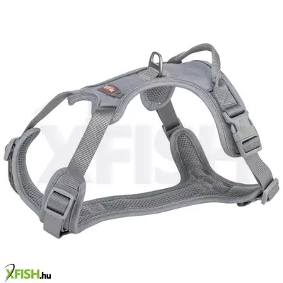 Trixie hám premium active L-XL 74-100 cm/25 mm, grafitszürke