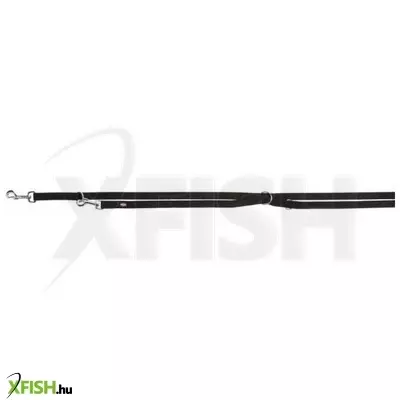 Trixie póráz új prémium hosszabbítható M-L 2,00m/20mm fekete