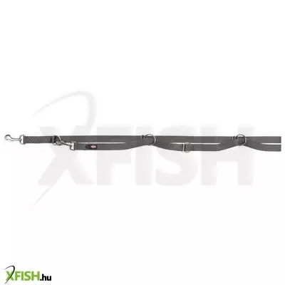 Trixie póráz új prémium hosszabbítható M-L 2,00m/20mm grafit