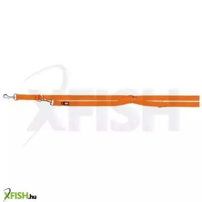Trixie póráz új prémium hosszabbítható M-L 2,00m/20 mm, papaya
