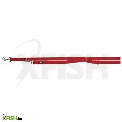 Trixie póráz új prémium hosszabbítható L-XL 2,00m/25mm piros
