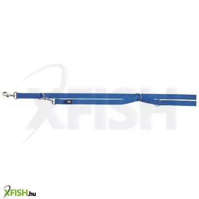 Trixie póráz új prémium hosszabbítható dupla XS-S 2,00m/15mm királykék