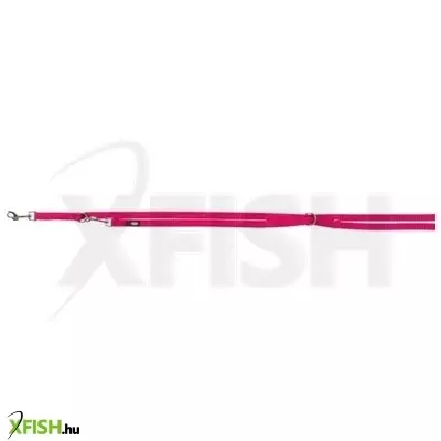 Trixie prémium hosszabbítható dupla póráz XS-S 2 m/15mm fuchsia