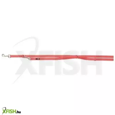 Trixie prémium hosszabbítható dupla póráz XS-S 2 m/15mm korall