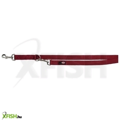 Trixie Prémium Hosszabítható Dupla Póráz Kutyák Részére L-XL 200cmx25mm Vörös