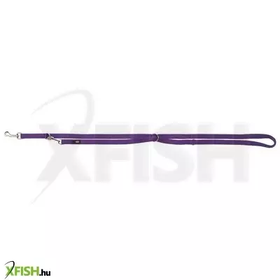 Trixie prémium hosszabbítható dupla póráz L-XL 2 m/25mm ibolya