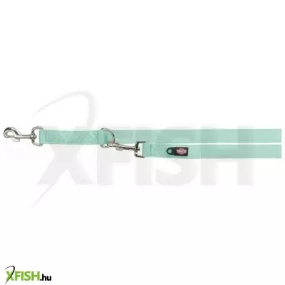 Trixie prémium hosszabbítható dupla póráz L-XL 2m/25mm menta