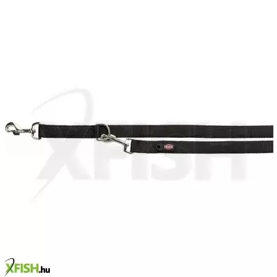 Trixie póráz új prémium hosszabbítható dupla XS 2,00m/10mm fekete