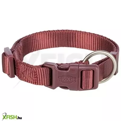 Trixie nyakörv premium S-M 30-45 cm/15 mm, bordó