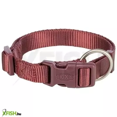 Trixie nyakörv premium L-XL 40-65 cm/25 mm, bordó