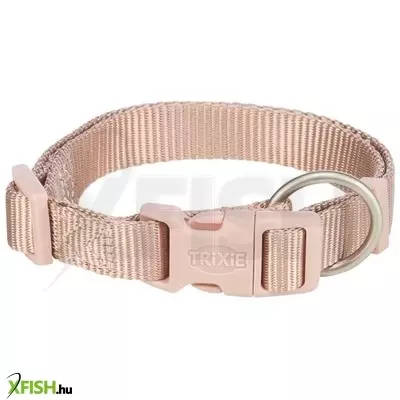 Trixie nyakörv premium L-XL 40-65 cm/25 mm, világos rózsaszín