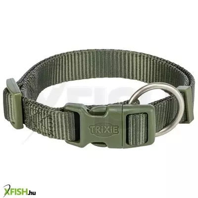 Trixie nyakörv premium XXS-XS 15-25 cm/10 mm, oliva zöld