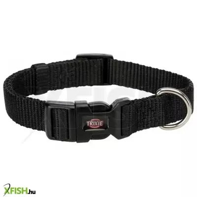 Trixie nyakörv új prémium S 25-40 cm/15mm fekete