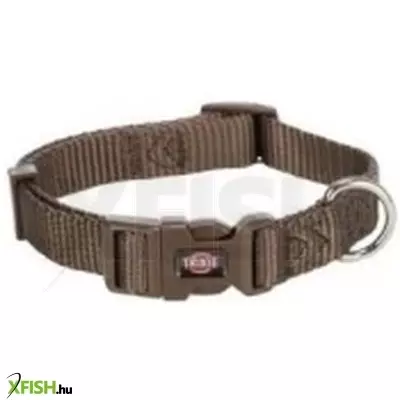 Trixie nyakörv prémium S 25-40cm/15mm mogyoró