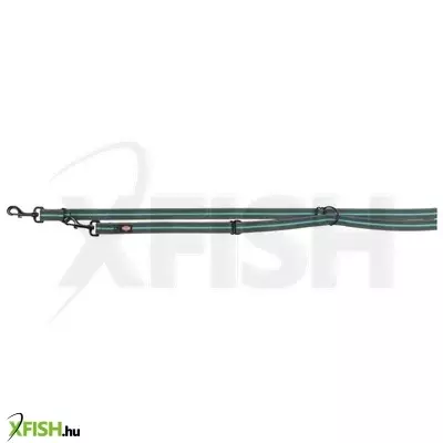 Trixie póráz fusion hosszabbítható, L-XL 2,00 m/25 mm, grafit/óceán