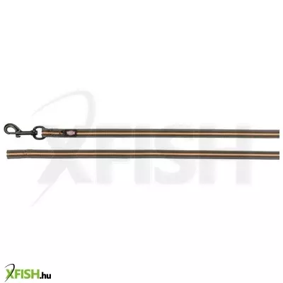 Trixie póráz fusion kiképző, gumis, M-XL 3 m/17 mm, grafit/papaya