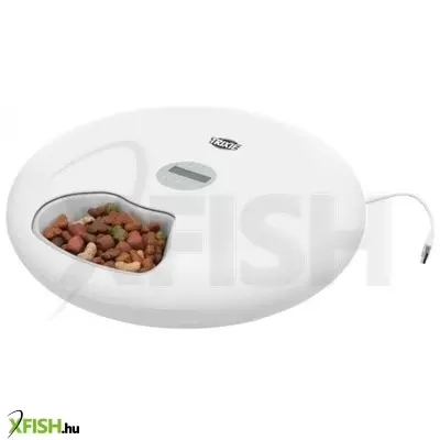 Trixie tx5+1 automata etető, 6x0,18l/32x8cm, fehér