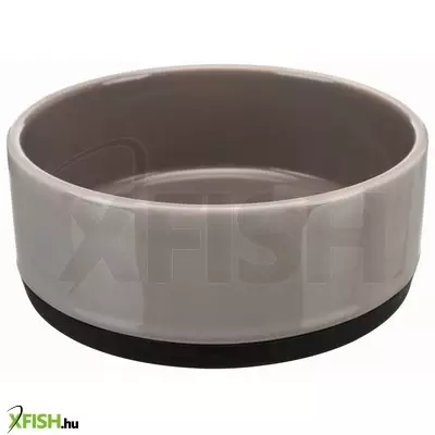 Trixie kerámia tál gumitalppal 0,75l/16cm szürke