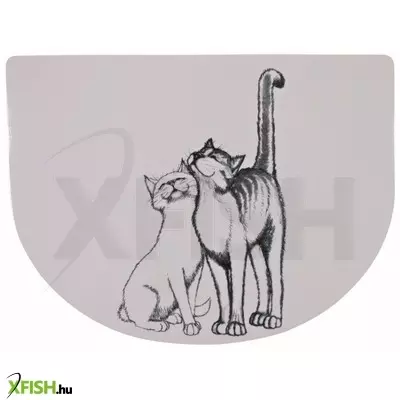 Trixie tál alátét pussy cat 40*30cm fehér