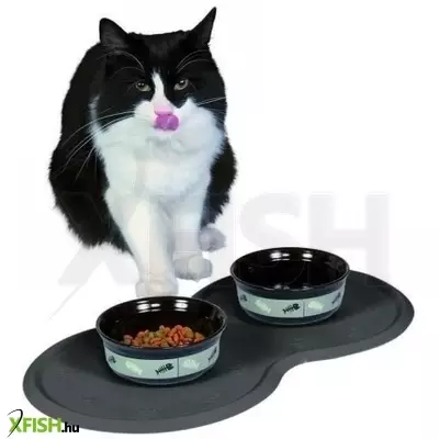 Trixie tál alátét gumi 45×25cm szürke