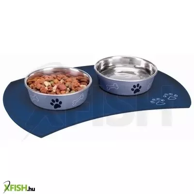 Trixie tál alátét, szilikon, 48x27cm, kék