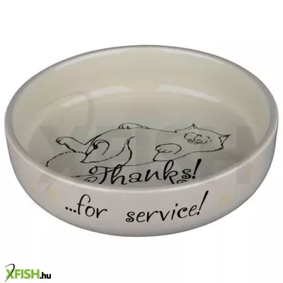 Trixie tál kerámia macskának mintás 0,3l/15cm