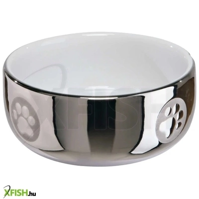 Trixie Kerámia Tál Macskának Ezüst Fehér 11cm